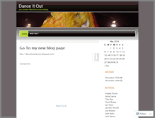 Tablet Screenshot of danceitout.wordpress.com