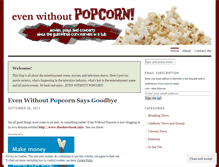 Tablet Screenshot of evenwithoutpopcorn.wordpress.com