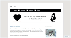 Desktop Screenshot of catanddogmother.wordpress.com