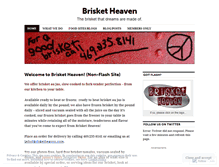 Tablet Screenshot of brisketheaven.wordpress.com