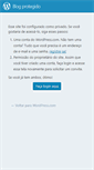 Mobile Screenshot of intercambiodovitor.wordpress.com