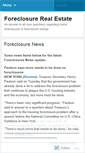 Mobile Screenshot of foreclosurerealestate.wordpress.com