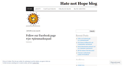 Desktop Screenshot of hatenothope.wordpress.com