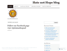 Tablet Screenshot of hatenothope.wordpress.com