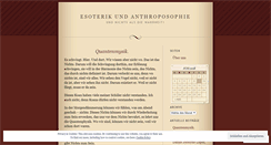 Desktop Screenshot of esoreikundanthroposophie.wordpress.com