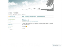 Tablet Screenshot of ninafurseth.wordpress.com
