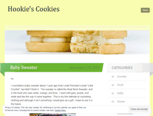 Tablet Screenshot of hookiescookies.wordpress.com