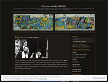 Tablet Screenshot of musicalidentity.wordpress.com