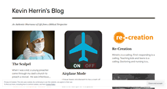Desktop Screenshot of kevinherrin.wordpress.com