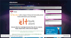 Desktop Screenshot of eltbookstore.wordpress.com