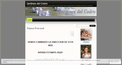 Desktop Screenshot of jardinesdelcedro.wordpress.com