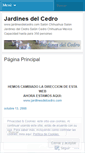 Mobile Screenshot of jardinesdelcedro.wordpress.com