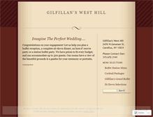 Tablet Screenshot of gilfillanswesthill.wordpress.com