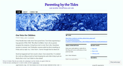 Desktop Screenshot of parentingbythetides.wordpress.com