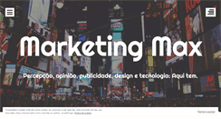 Desktop Screenshot of marketingmax.wordpress.com