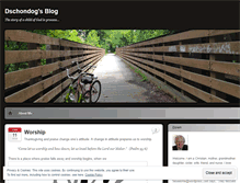 Tablet Screenshot of dschondog.wordpress.com