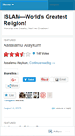 Mobile Screenshot of islamgreatreligion.wordpress.com