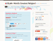 Tablet Screenshot of islamgreatreligion.wordpress.com