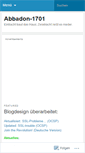 Mobile Screenshot of abbadon1701.wordpress.com