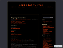 Tablet Screenshot of abbadon1701.wordpress.com