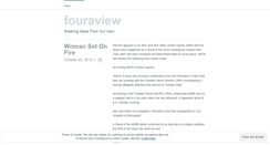 Desktop Screenshot of fouraview.wordpress.com
