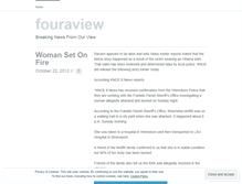 Tablet Screenshot of fouraview.wordpress.com