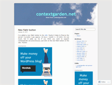 Tablet Screenshot of contextgarden.wordpress.com