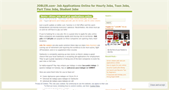 Desktop Screenshot of jobler.wordpress.com
