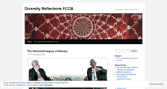 Desktop Screenshot of diversityfccb.wordpress.com