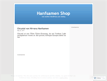 Tablet Screenshot of hanfsamenshop.wordpress.com