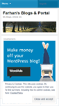 Mobile Screenshot of mfarhan133.wordpress.com