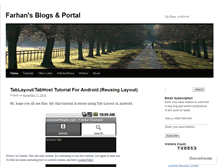 Tablet Screenshot of mfarhan133.wordpress.com