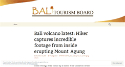 Desktop Screenshot of boardbalitourism.wordpress.com