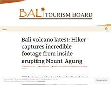 Tablet Screenshot of boardbalitourism.wordpress.com