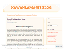 Tablet Screenshot of kawanlama95.wordpress.com