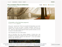 Tablet Screenshot of paganeries.wordpress.com