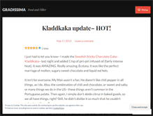 Tablet Screenshot of gradissima.wordpress.com