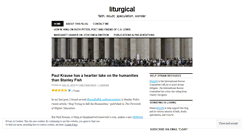 Desktop Screenshot of liturgical.wordpress.com