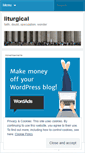 Mobile Screenshot of liturgical.wordpress.com