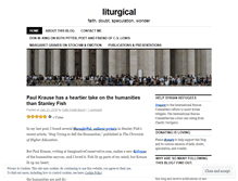 Tablet Screenshot of liturgical.wordpress.com