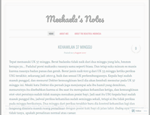 Tablet Screenshot of meekaela.wordpress.com