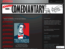 Tablet Screenshot of comediantary.wordpress.com