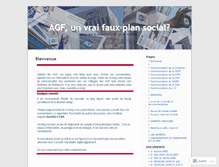Tablet Screenshot of agfplan.wordpress.com