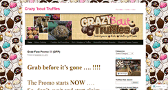Desktop Screenshot of crazybouttruffles.wordpress.com