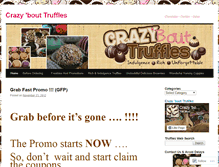 Tablet Screenshot of crazybouttruffles.wordpress.com