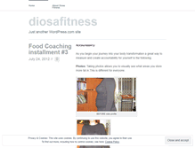 Tablet Screenshot of diosafitness.wordpress.com