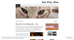 Desktop Screenshot of eatprayrun.wordpress.com