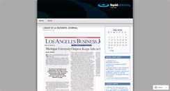 Desktop Screenshot of liquidadvertising.wordpress.com