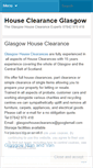 Mobile Screenshot of houseclearanceglasgow.wordpress.com