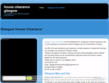 Tablet Screenshot of houseclearanceglasgow.wordpress.com